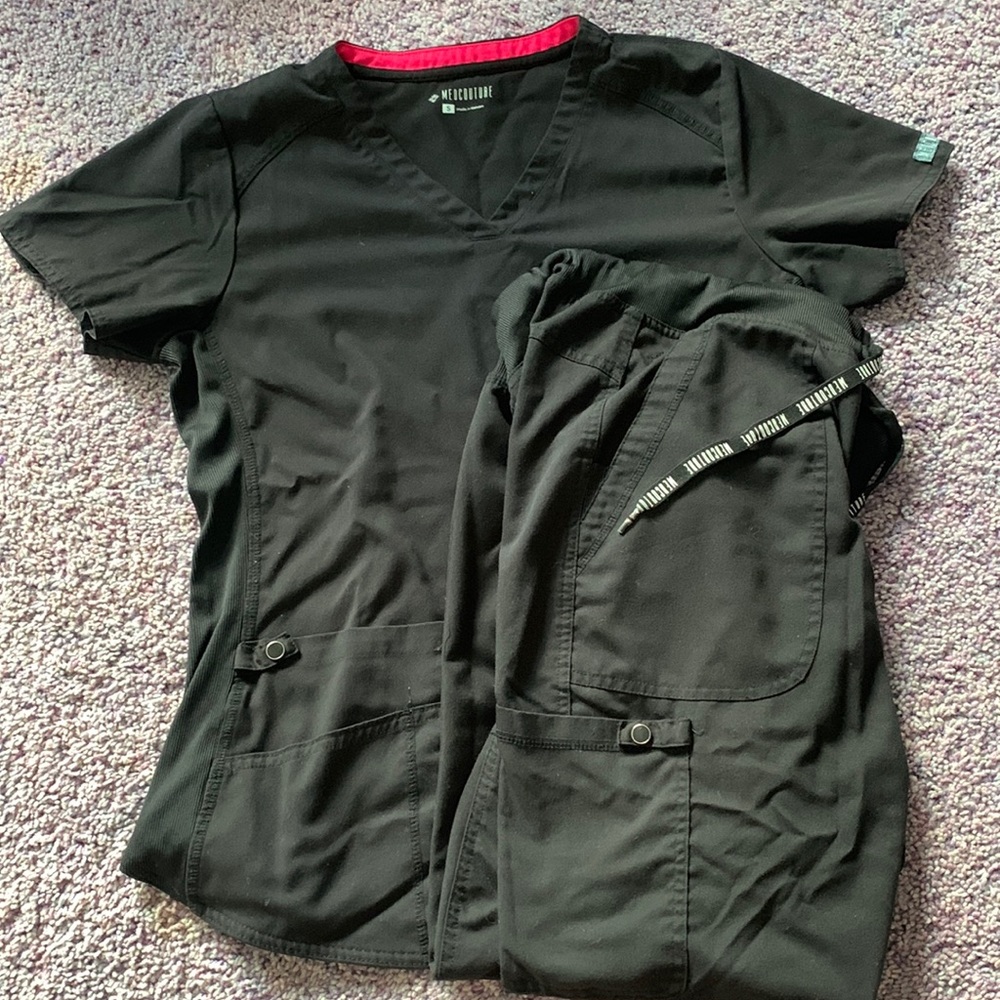 Med Couture black scrubs